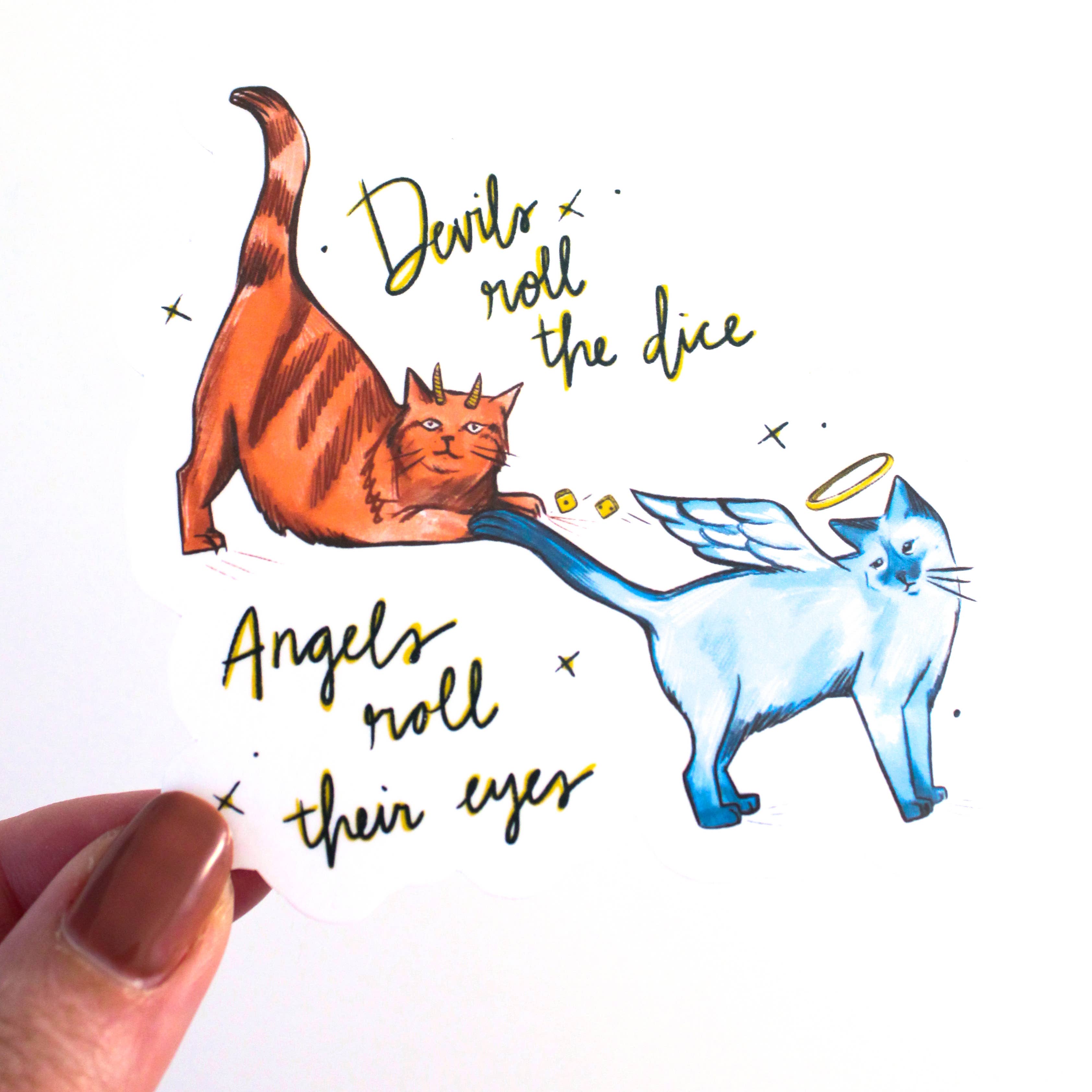 Swiftie Cat Cruel Summer Vinyl Sticker